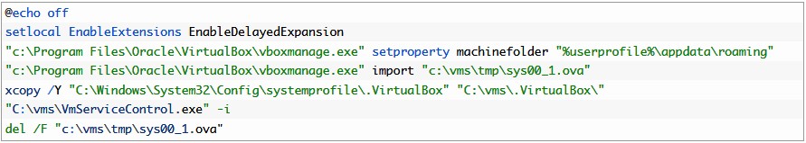 VM launched as a service on Windows